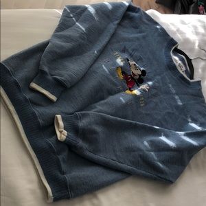 VINTAGE MICKEY MOUSE CREW NECK SWEATER